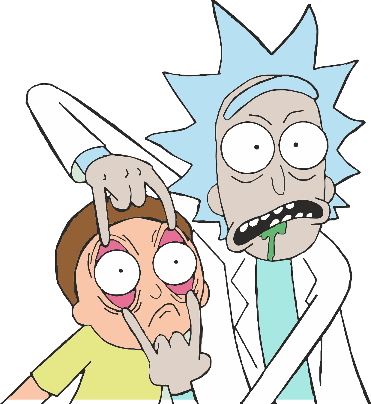 Rick Morty 11 Laser Cut Svg File Free Vectors